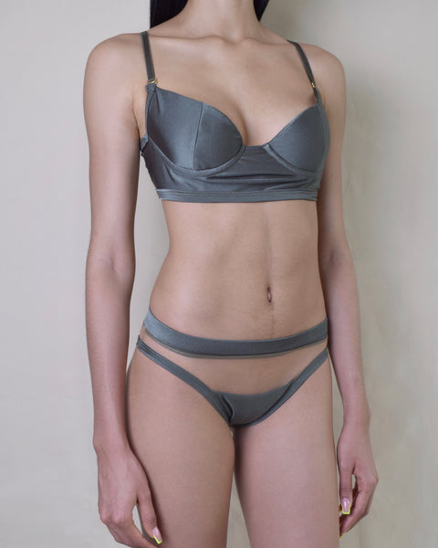 GREEN BRA